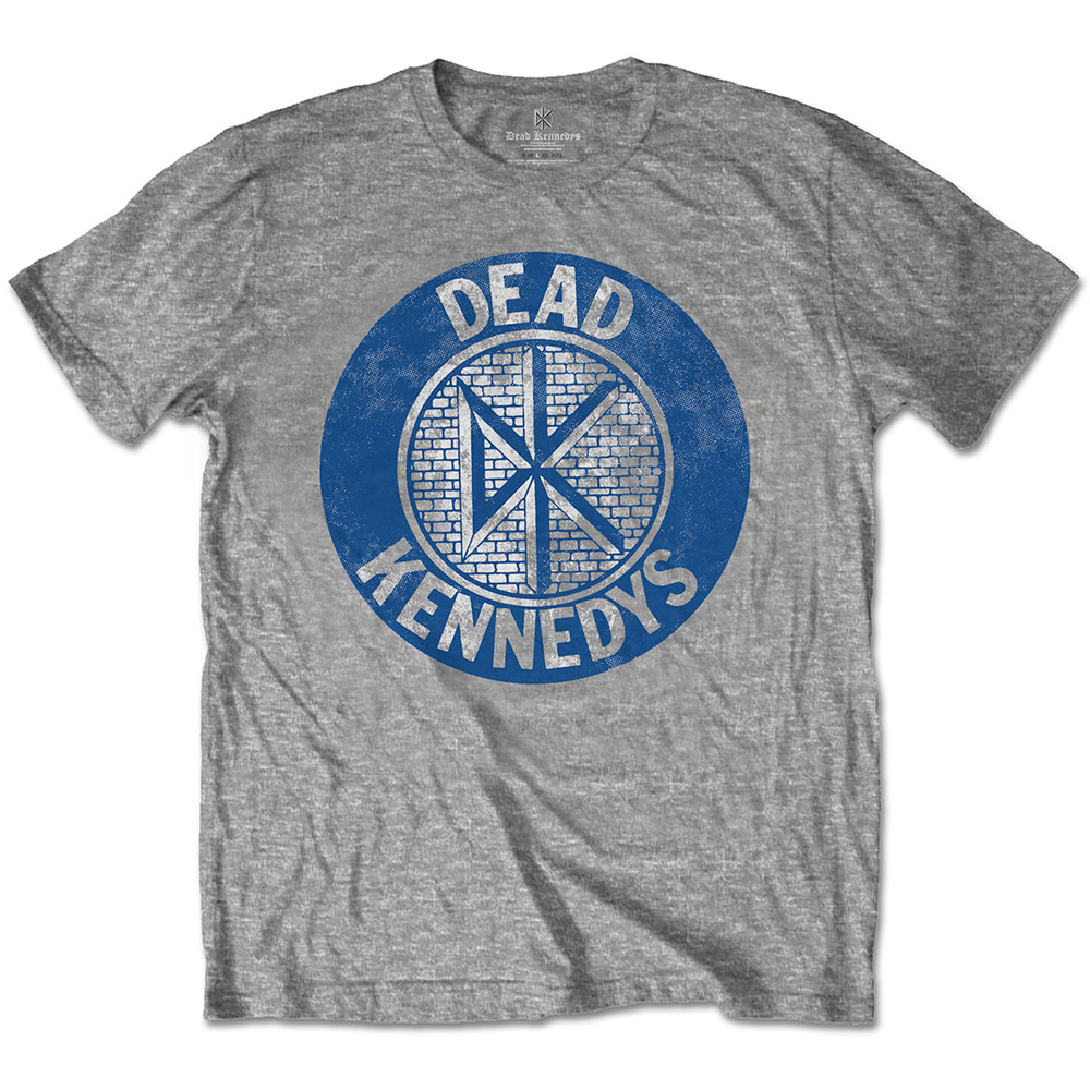 Tričko Dead Kennedys - Vintage Circle, Unisex,Šedá,S