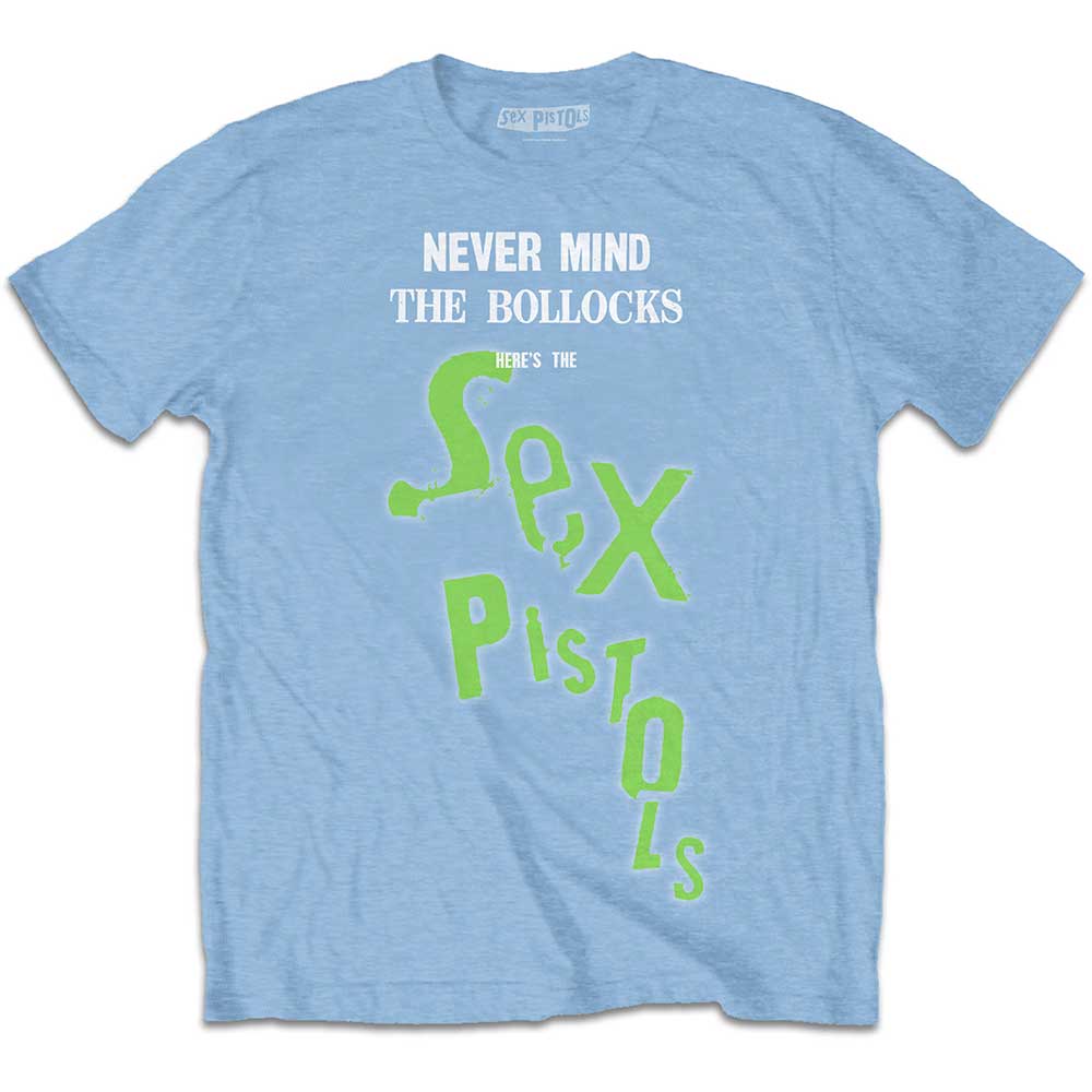 Tričko Sex Pistols - NMTB Drop Logo, Unisex,Modrá,XXL