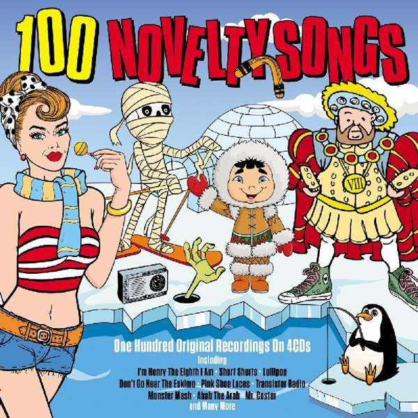 CD V/A - V/A - 100 NOVELTY SONGS