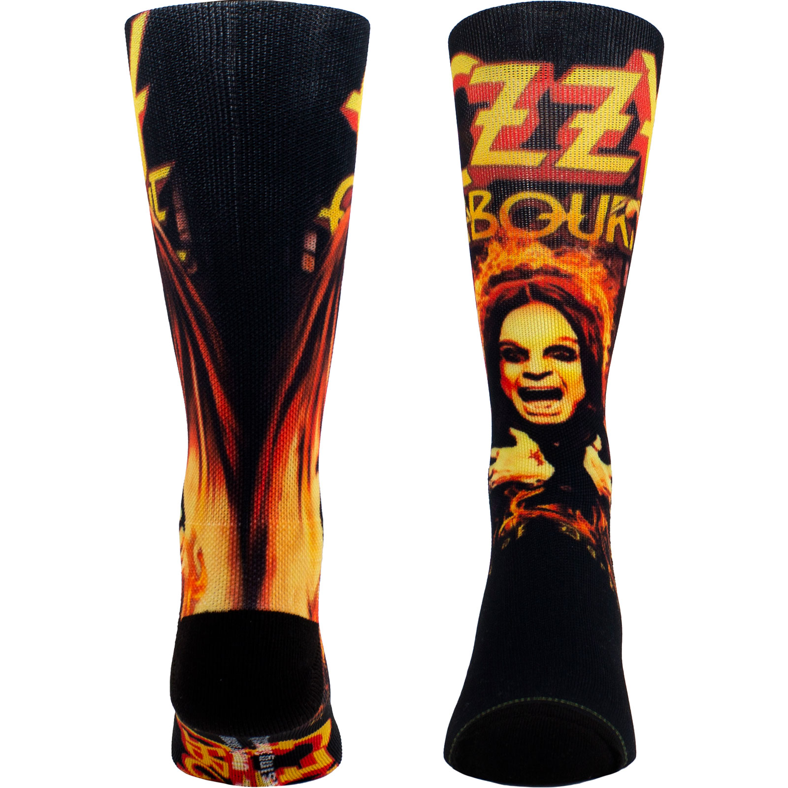 Ponožky Ozzy Osbourne - Unisex Crew Socks: Prince of Darkness Sublimation (Black)  (UK Size 6.5 - 11), Unisex,Čierna,Univerzálna
