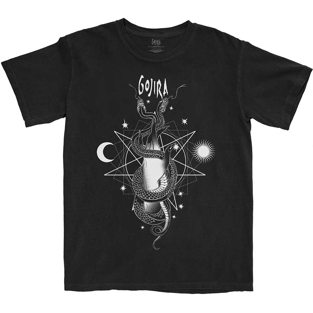 Tričko Gojira - Celestial Snakes, Unisex,Čierna,XXL