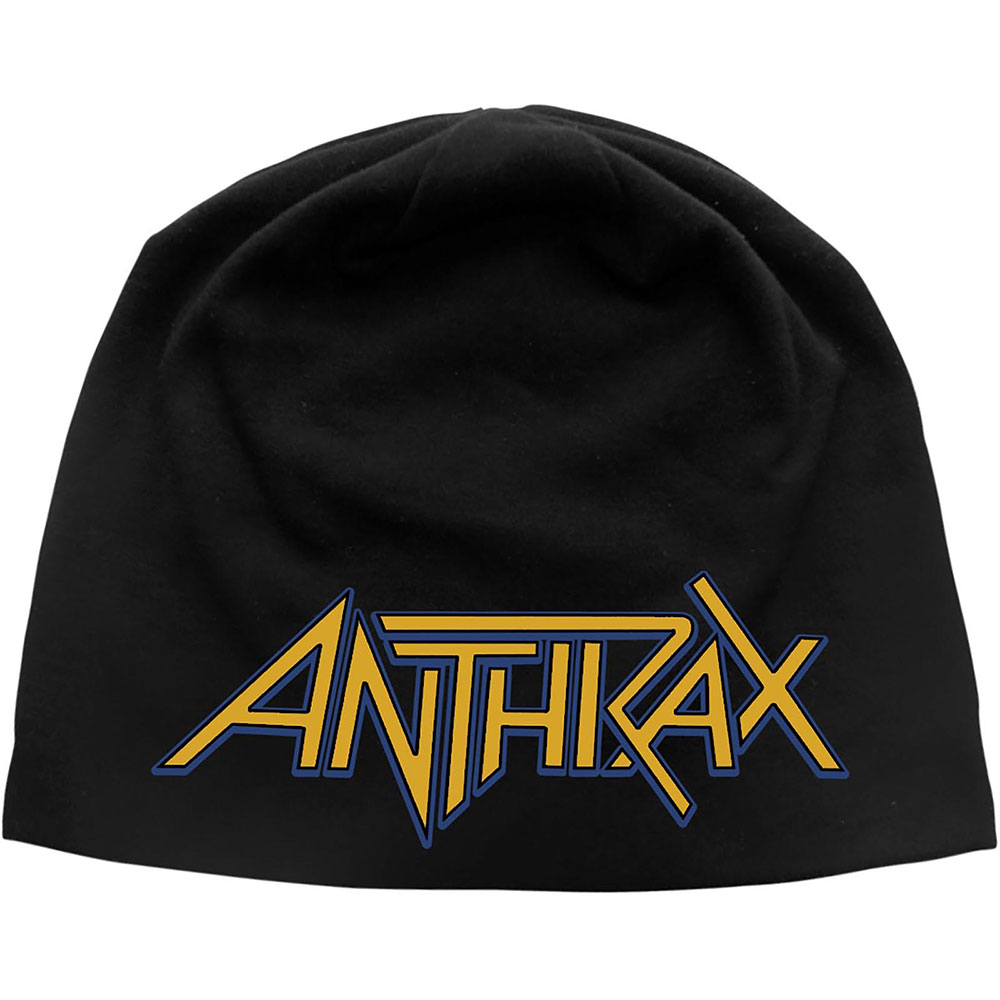 Čapica Anthrax - Logo, Unisex,Čierna,Univerzálna