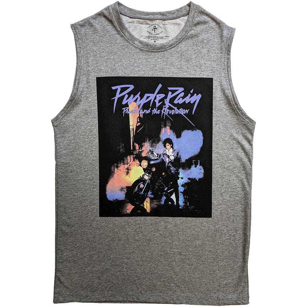 Tielko Prince - Purple Rain, Unisex,Šedá,XXL