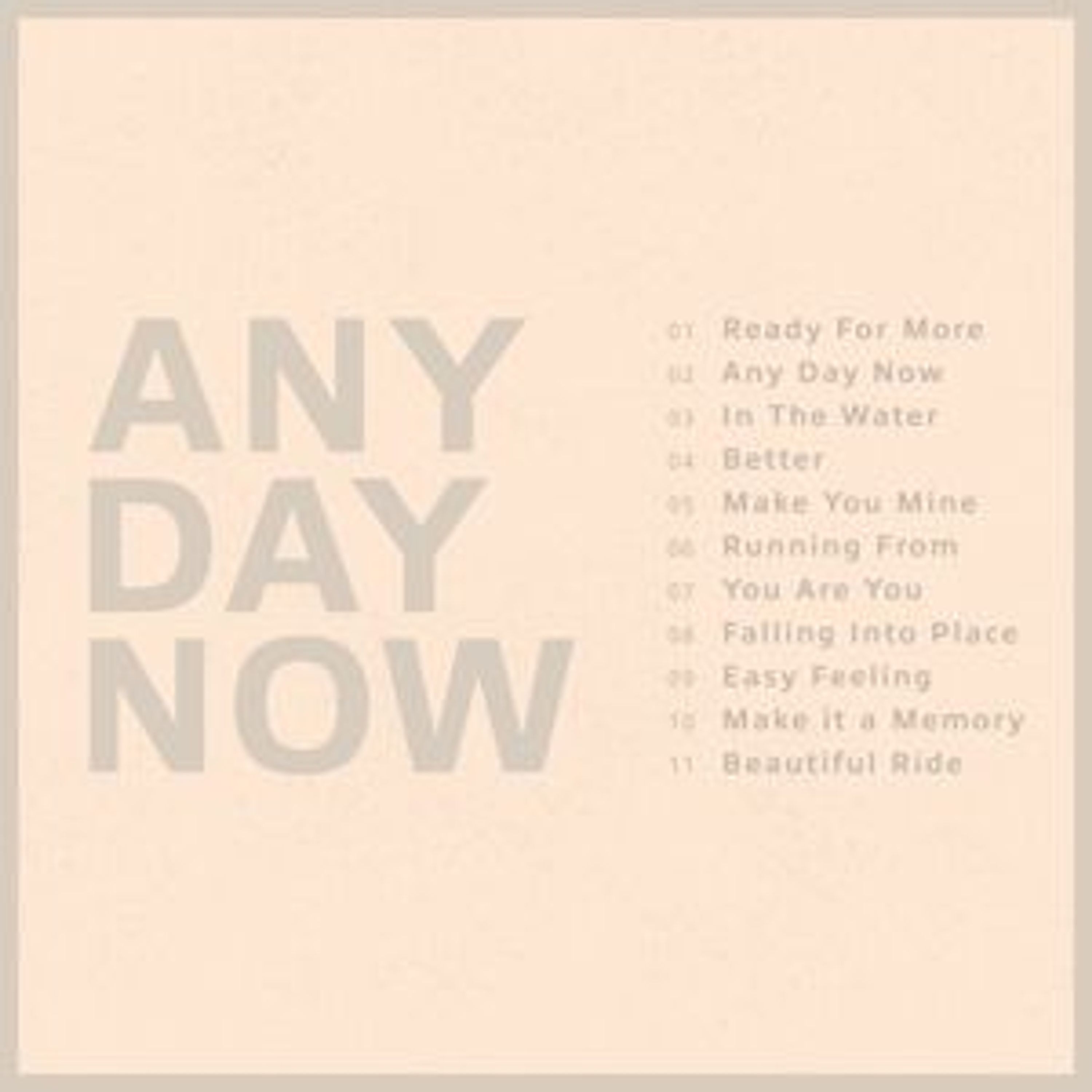 CD Krezip - ANY DAY NOW
