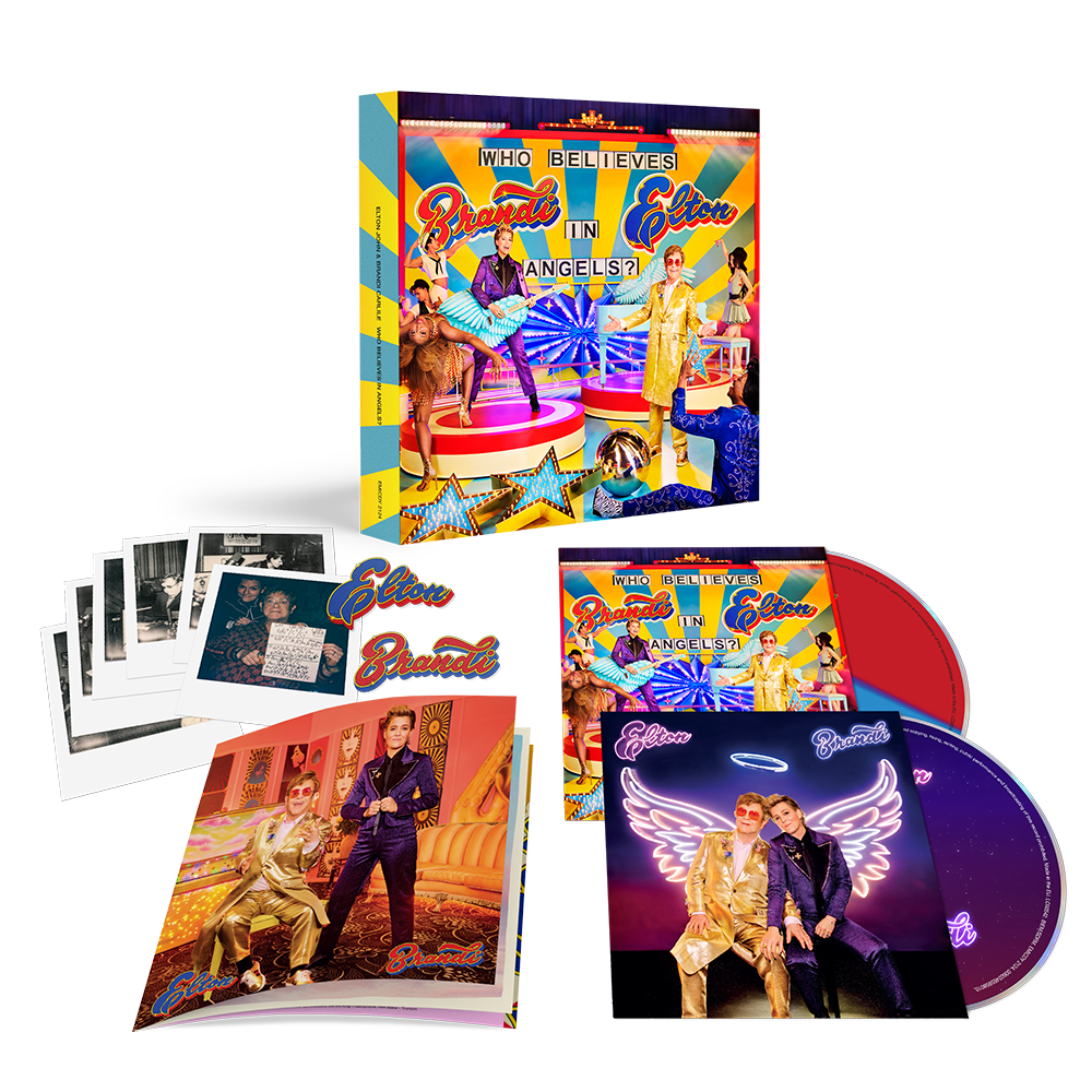 CD Elton John - WHO BELIEVES IN ANGELS?DLX