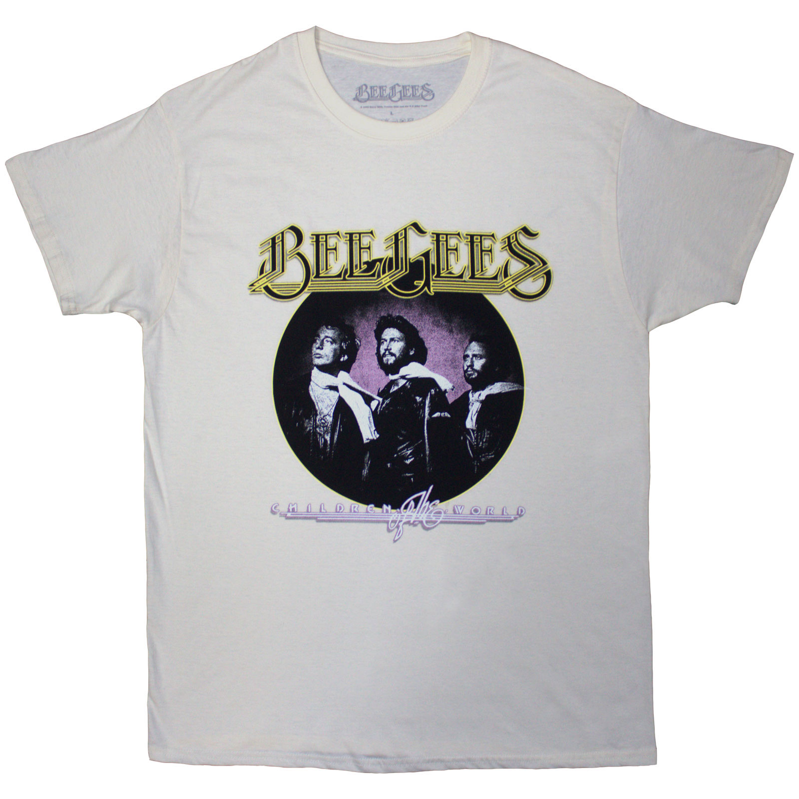 Tričko Bee Gees - Children Of The World, Unisex,Natural,XXL