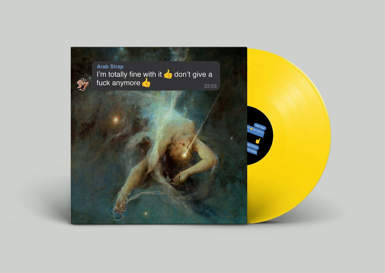 Vinyl Arab Strap - I'M TOTALLY FINE WITH IT DON'T GIVE A FUCK ANYMORE