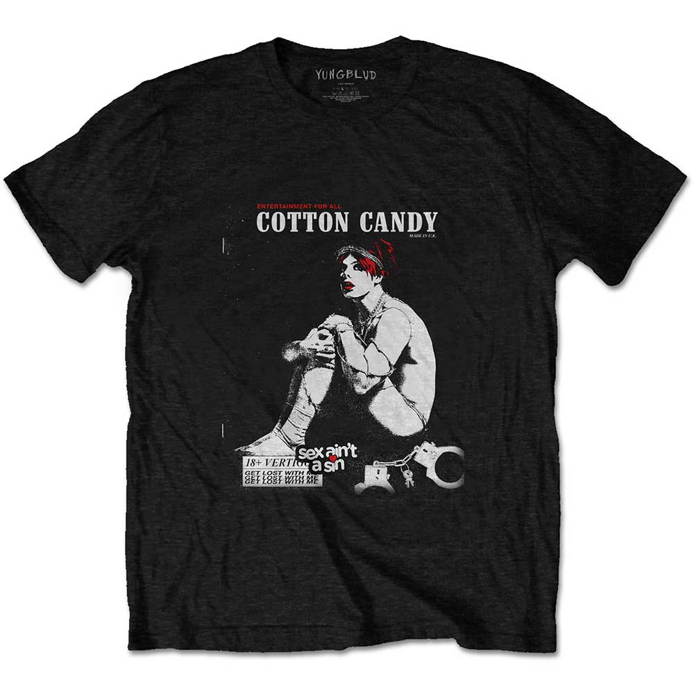 Tričko Yungblud - Cotton Candy, Unisex,Čierna,XL