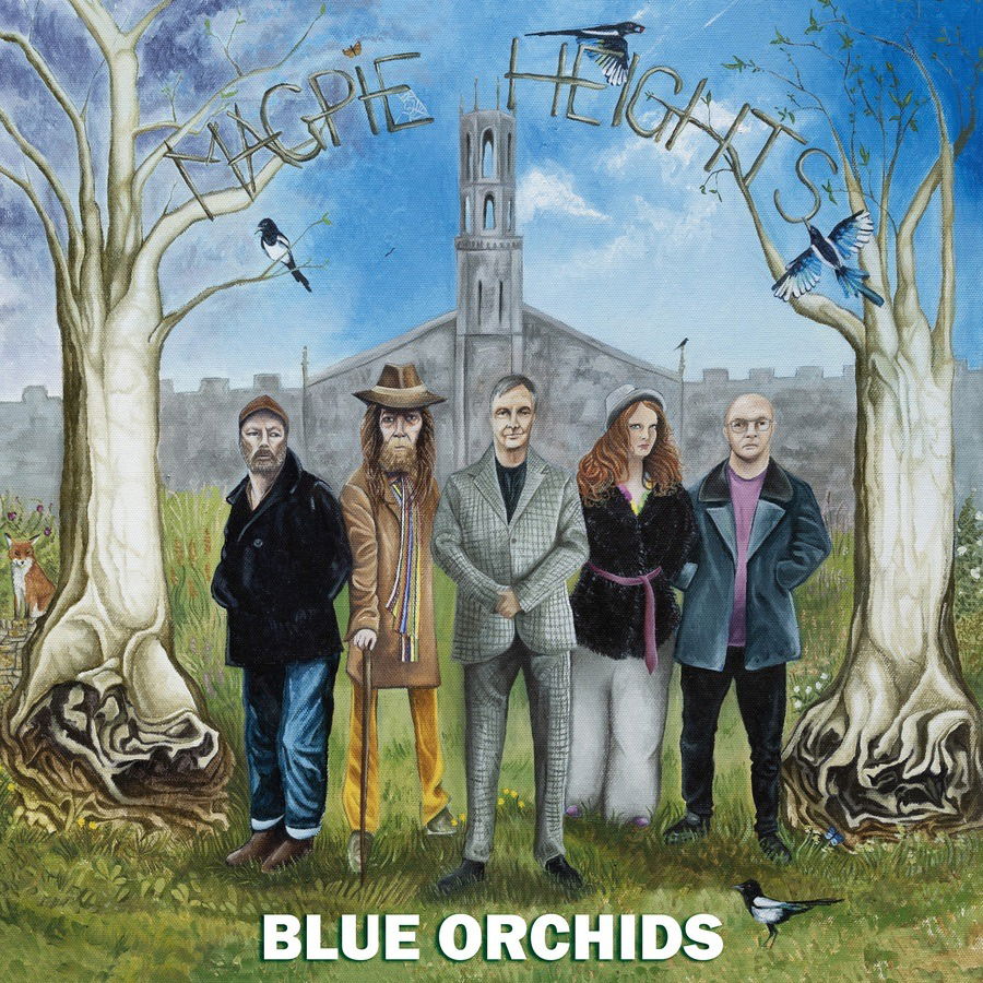 Vinyl Blue Orchids - MAGPIE HEIGHTS