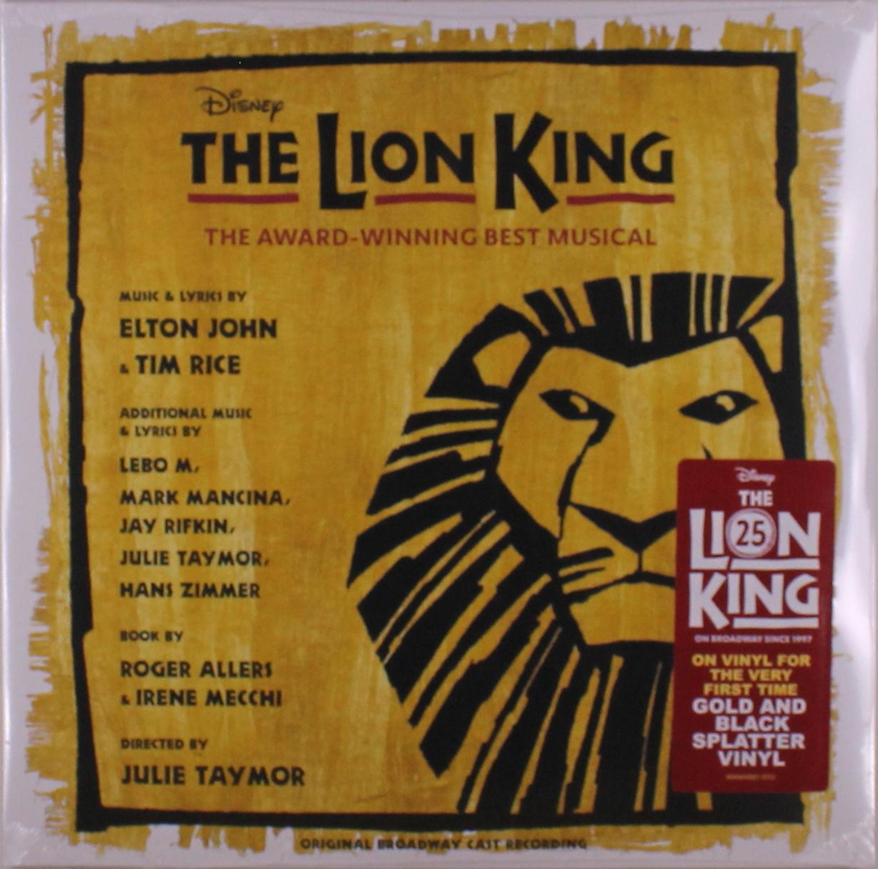 Vinyl Various Artists - LION KING - ORIGINAL B...
