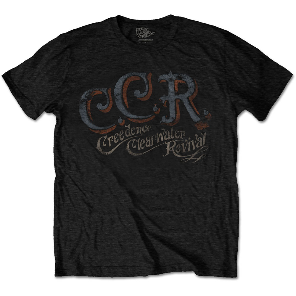 Tričko Creedence Clearwater Revival - CCR, Unisex,Čierna,XXL