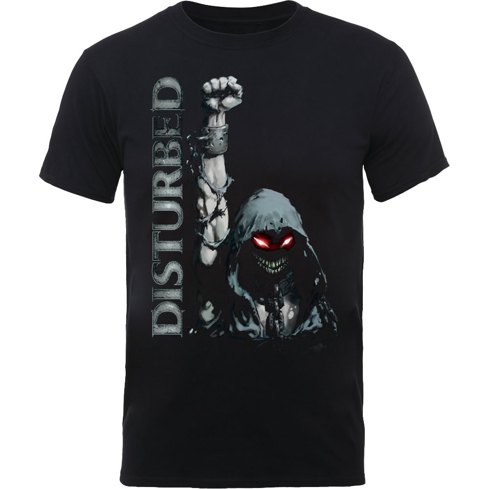 Tričko DISTURBED - Up Yer Military, Unisex,Čierna,XXL