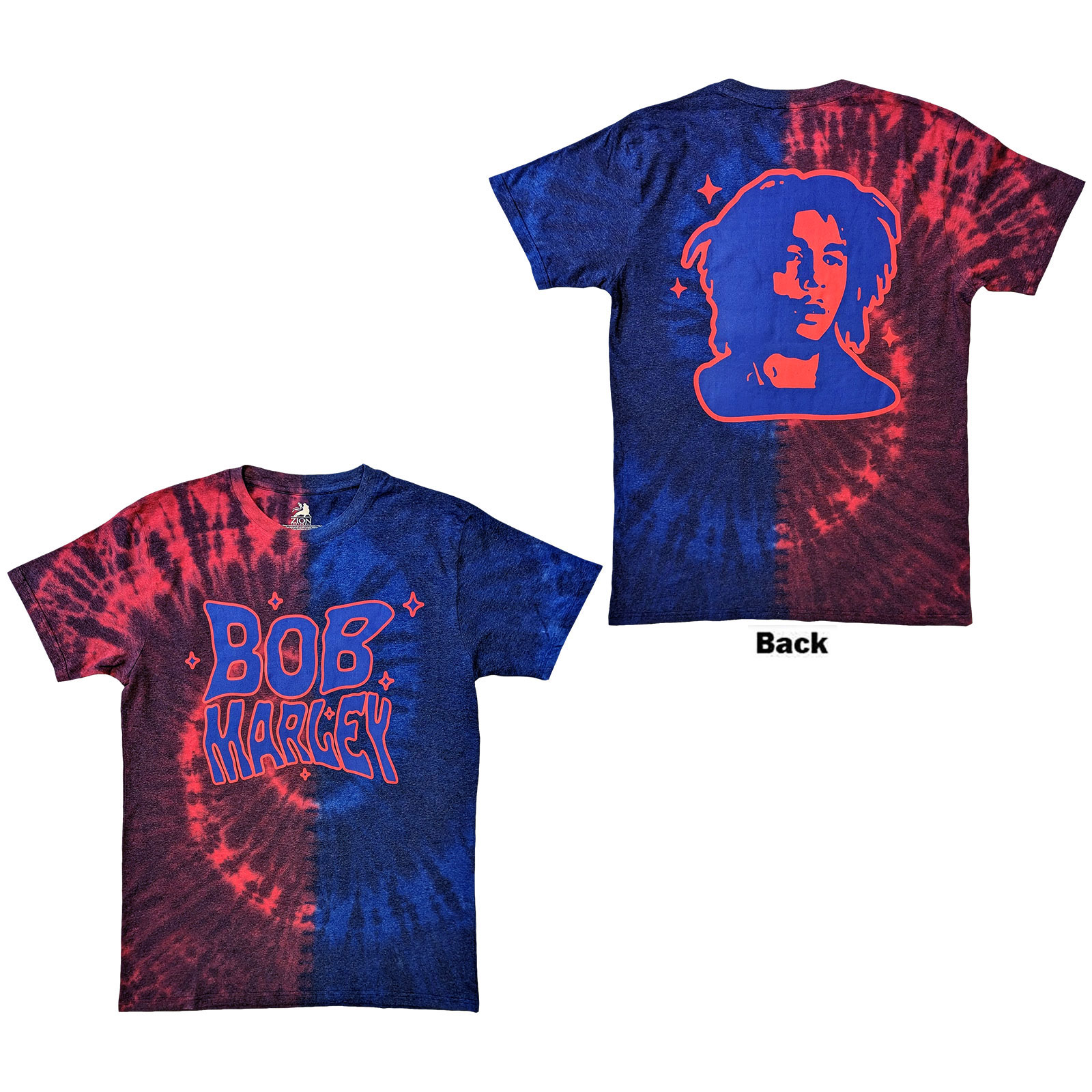 Tričko Bob Marley - Trippy Text, Unisex,Multicolor,XXL