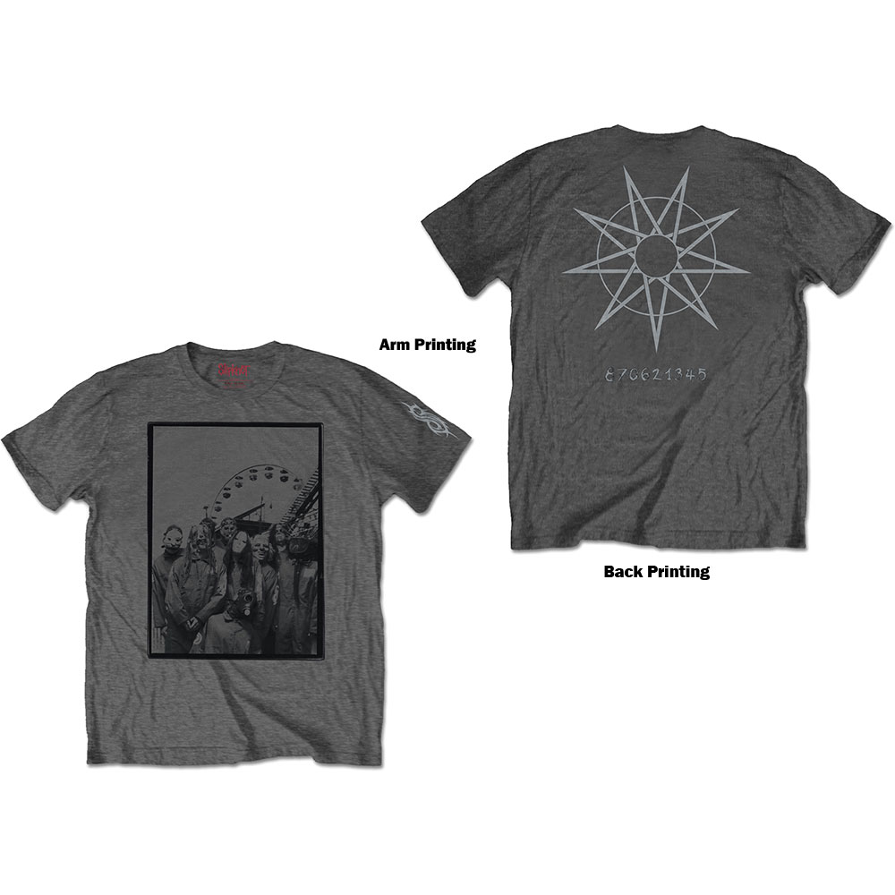 Tričko Slipknot - Amusement Park, Unisex,Šedá,XXL