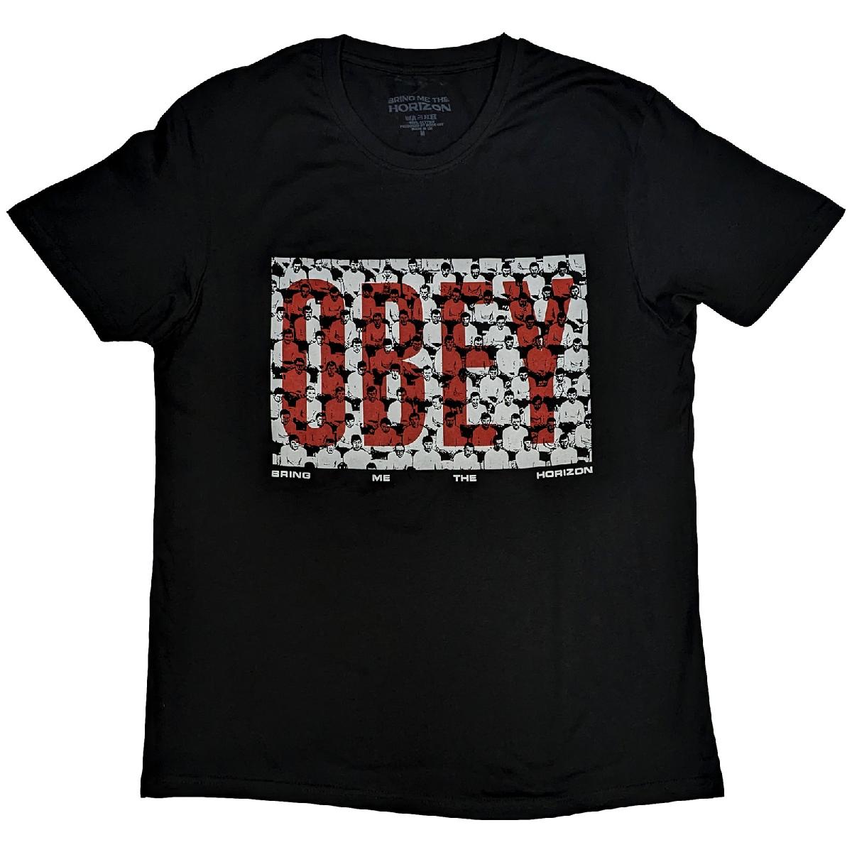 Tričko Bring me the horizon - Obey, Unisex,Čierna,XXL