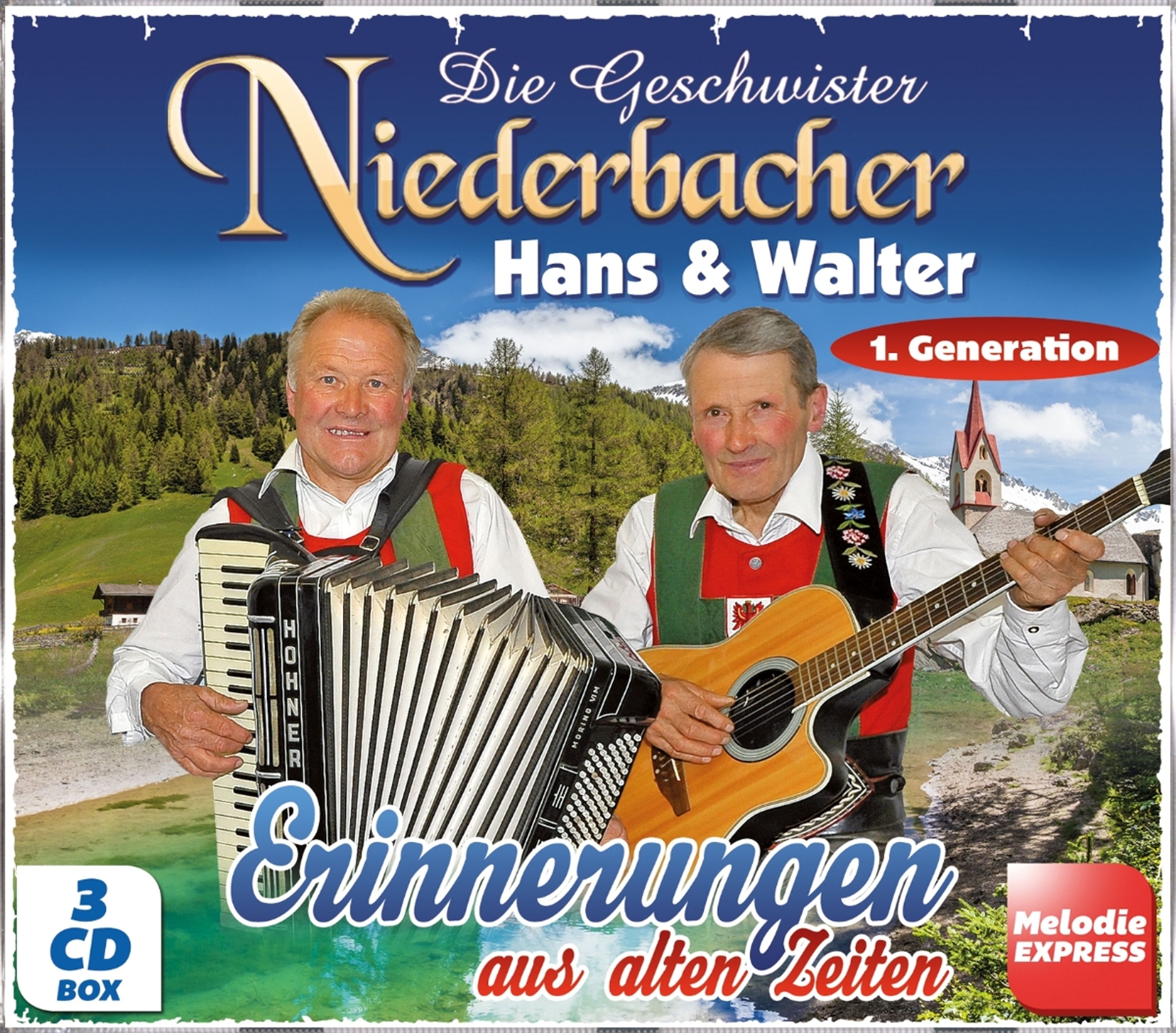 CD Die Geschwister Niederbacher - ERINNERUNGEN AUS ALTEN ZEITEN