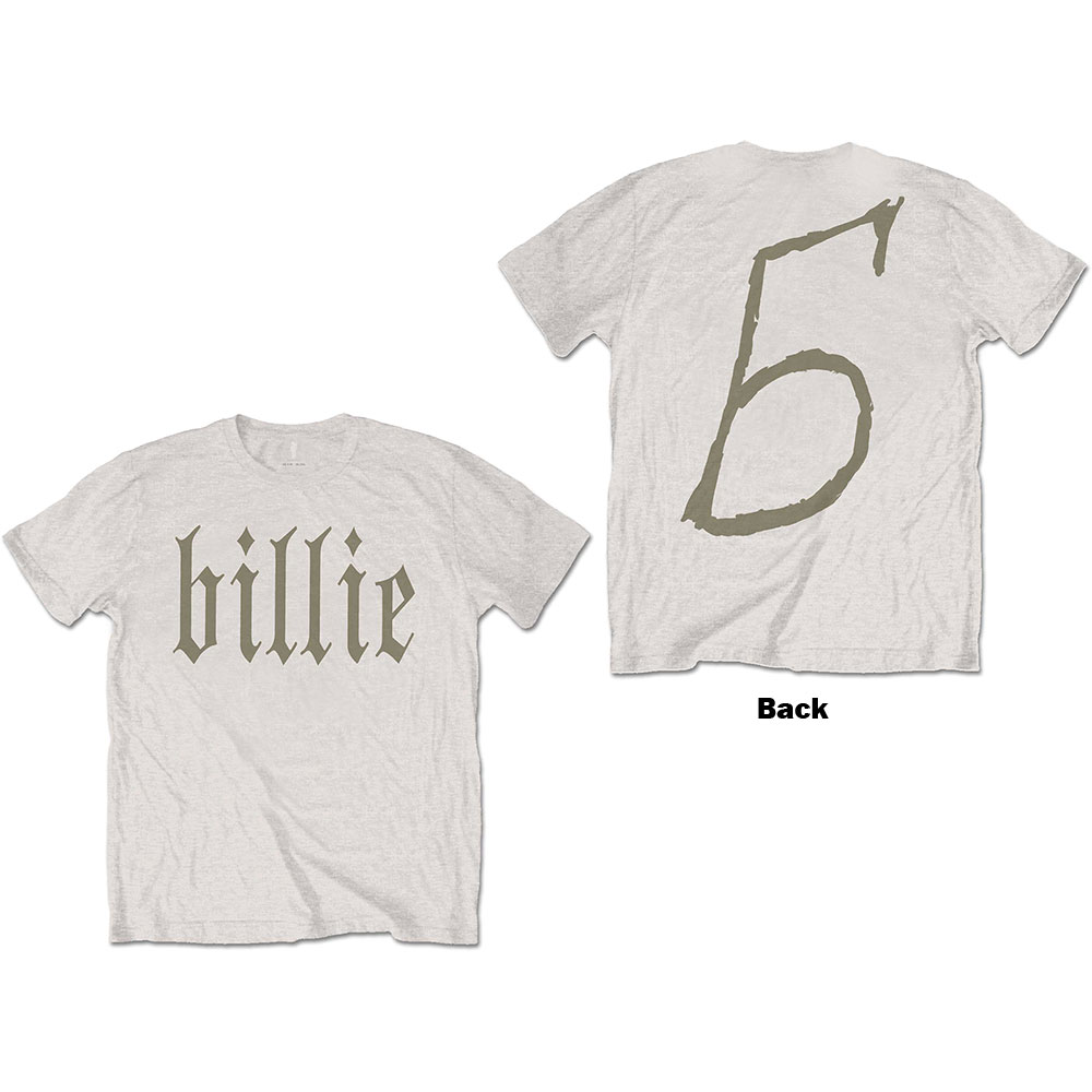Tričko Billie Eilish - Billie 5, Unisex,Natural,XXL
