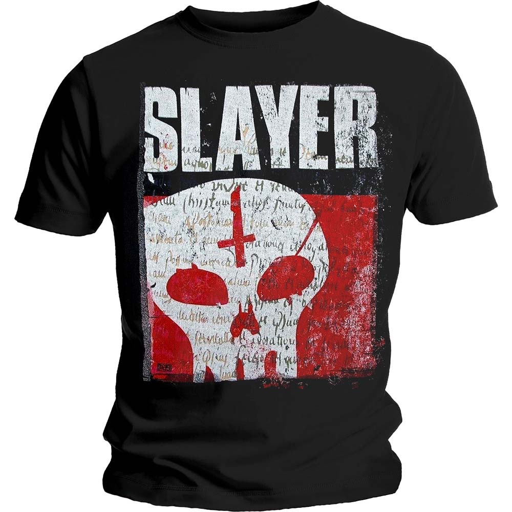 Tričko Slayer - Undisputed Attitude Skull, Unisex,Čierna,XXL