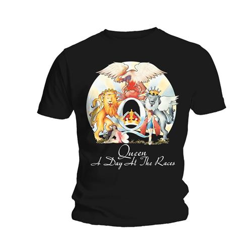 Tričko Queen - A Day At The Races, Unisex,Čierna,XXL