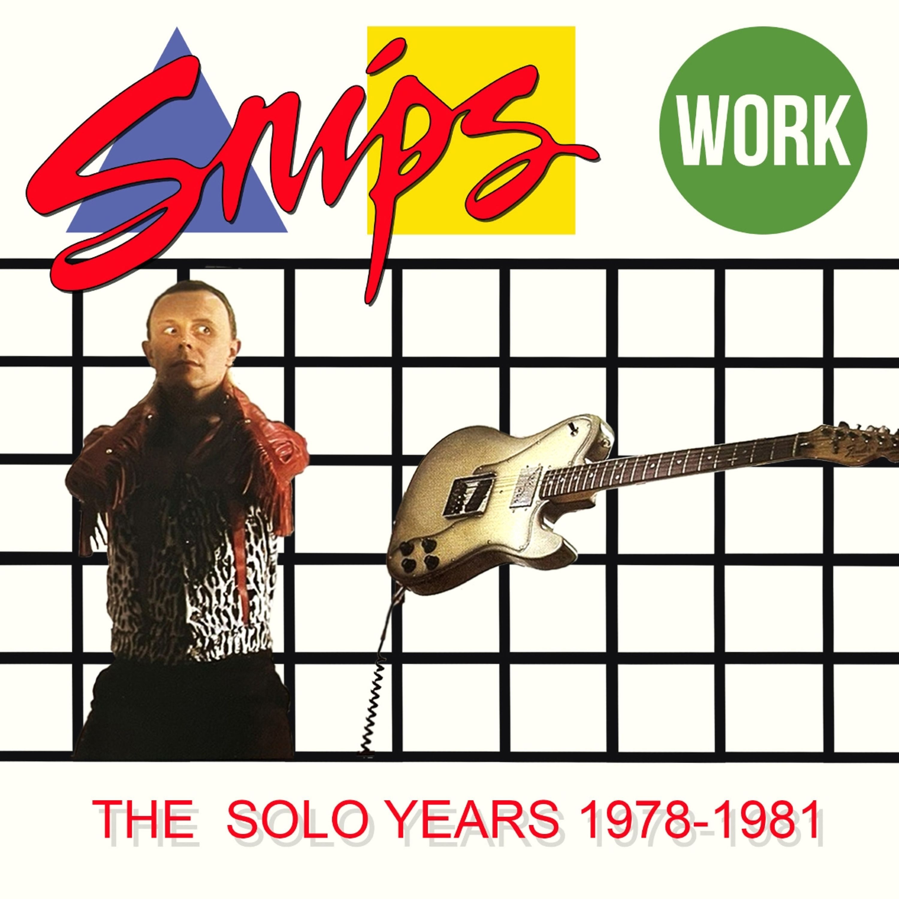 CD Stephen W. Parsons - WORK - THE SOLO YEARS 1978-1981