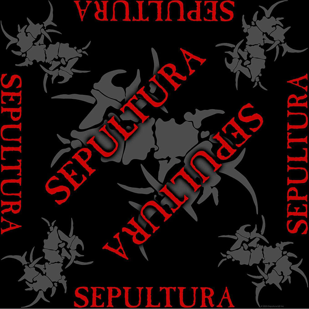 Šatka Sepultura - Logo, Unisex,Čierna,Univerzálna
