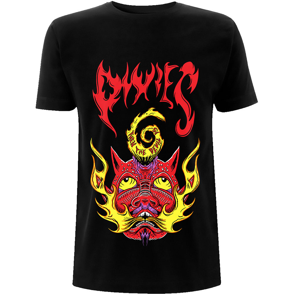 Tričko Pixies - Devil Is, Unisex,Čierna,XXL