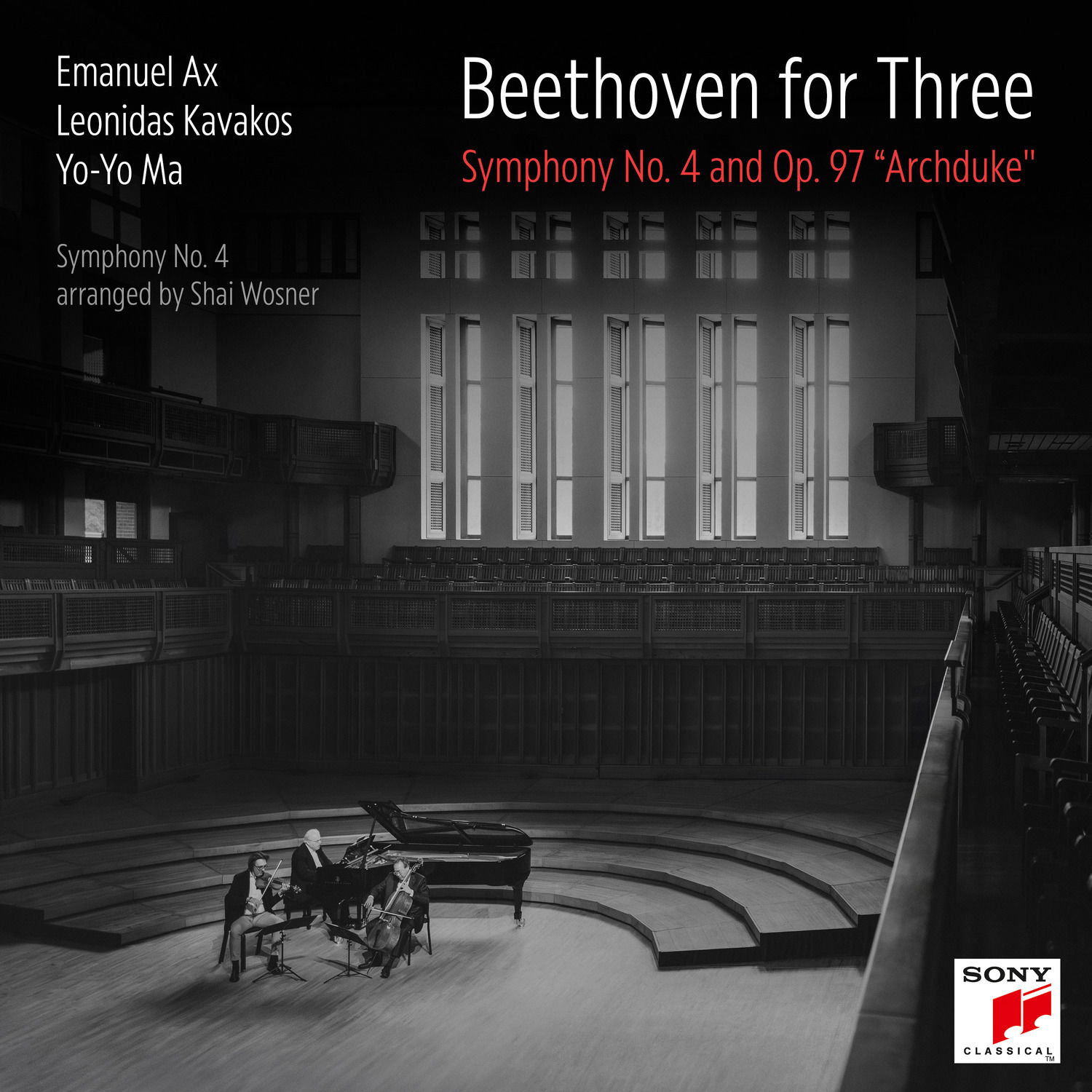 CD Leonidas Kavakos - Beethoven For Three: Symphony No. 4 and Op. 97 "Archduke"