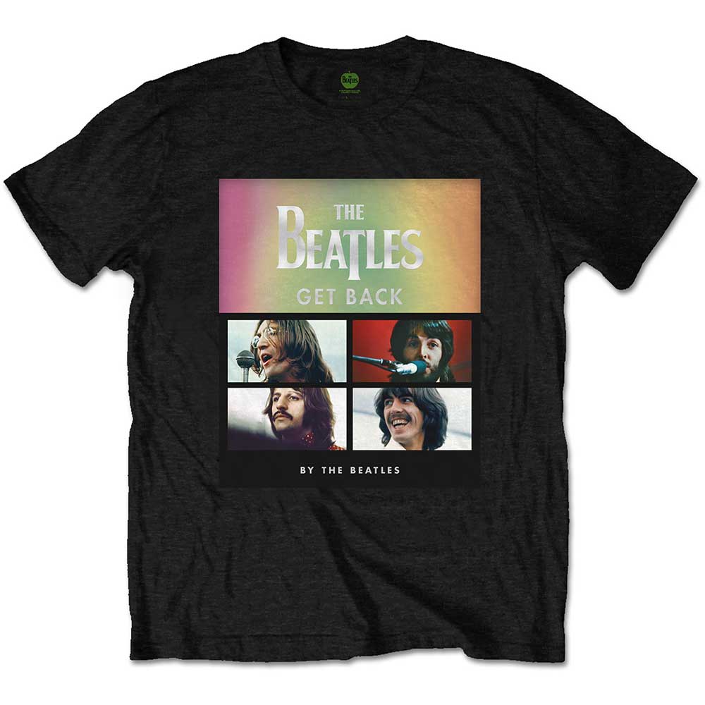 Tričko The Beatles - Album Faces Gradient, Unisex,Čierna,XXL