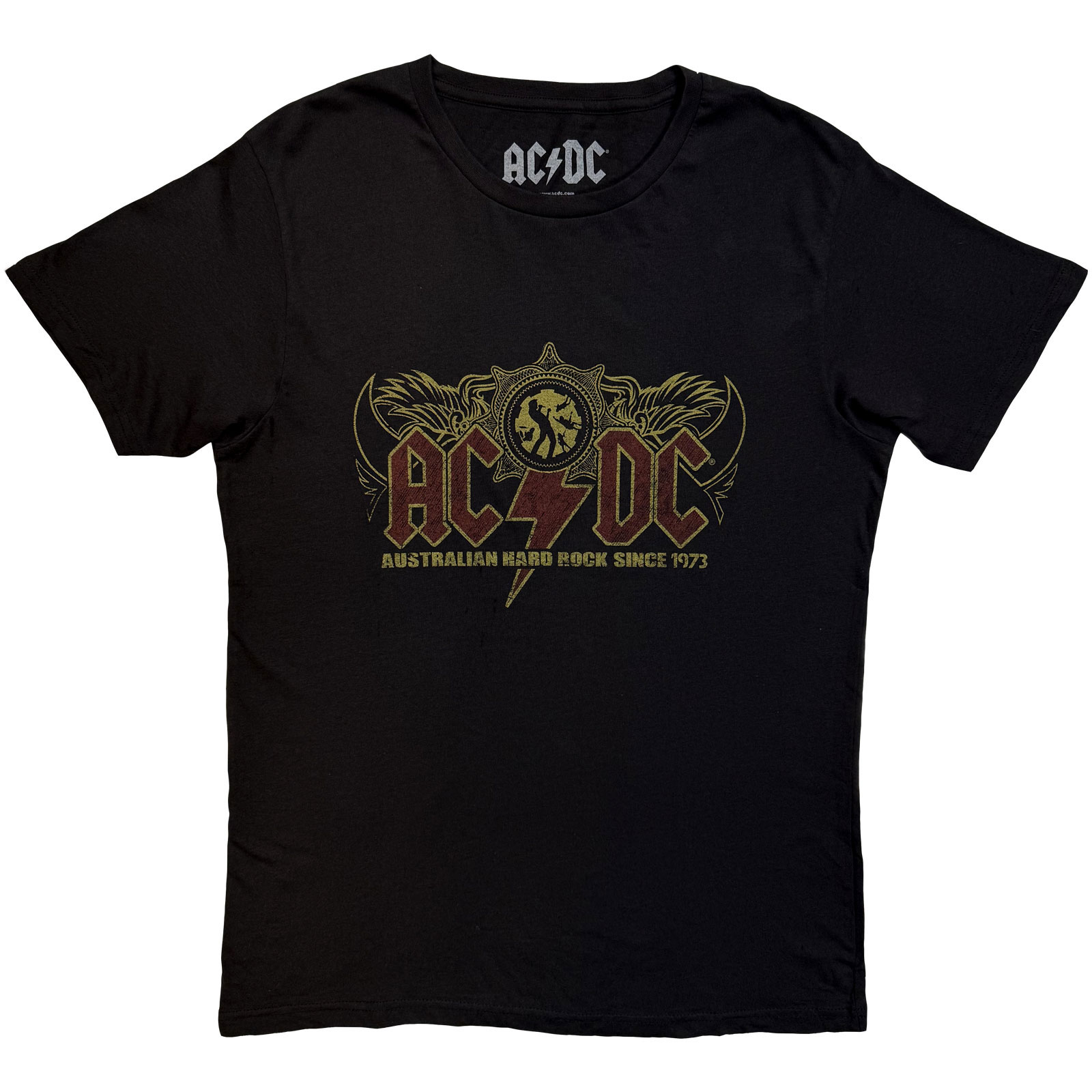 Tričko AC/DC - Oz Rock, Unisex,Čierna,XXL
