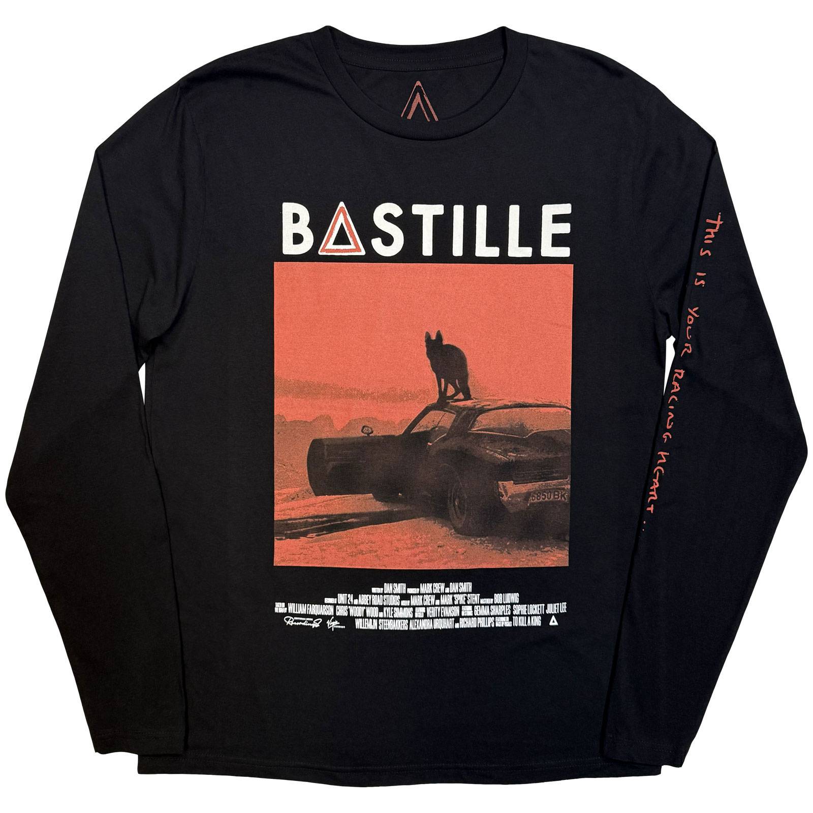 Tričko s dlhým rukávom Bastille - All This Bad Blood, Unisex,Čierna,L