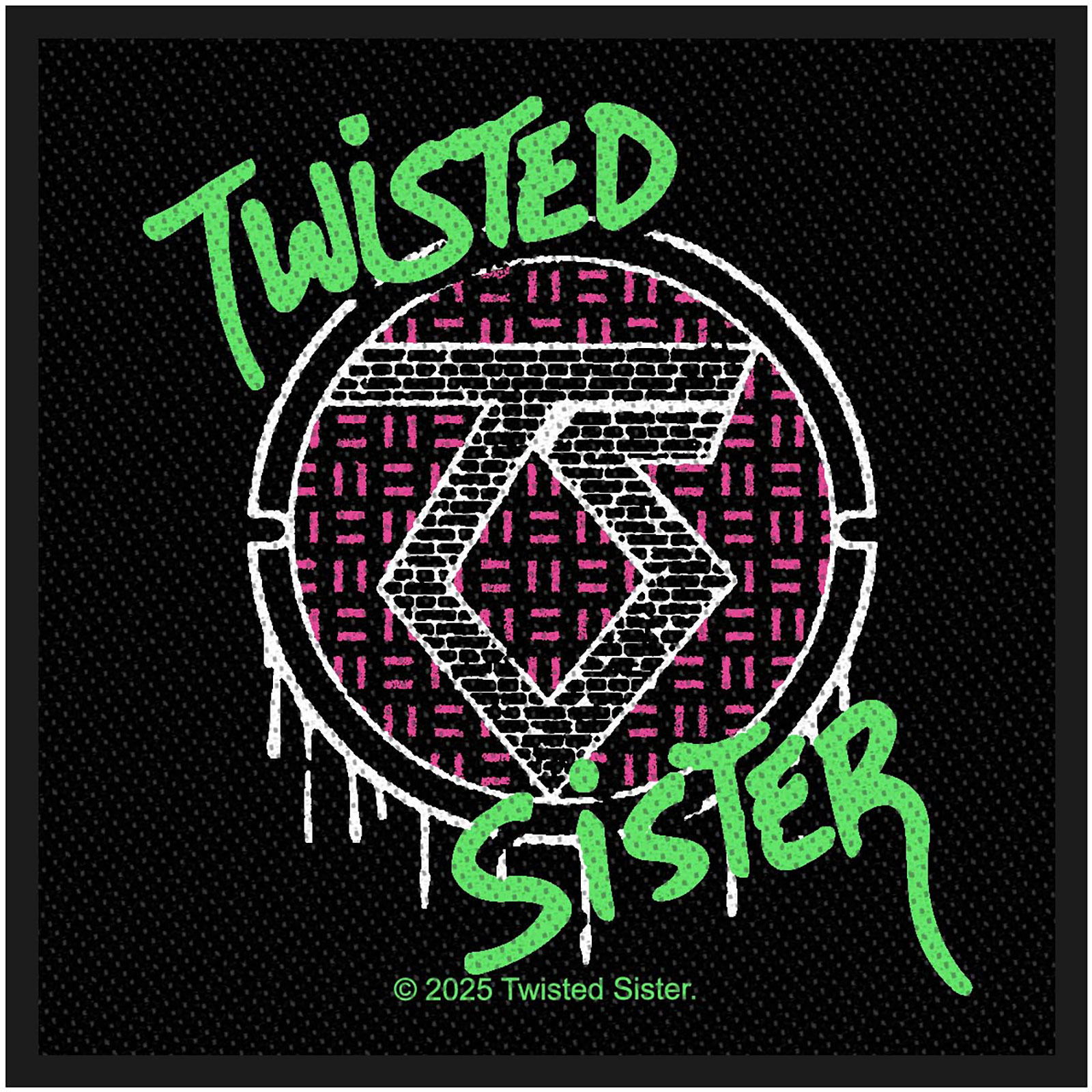 Nažehlovačka Twisted Sister - Spray Logo
