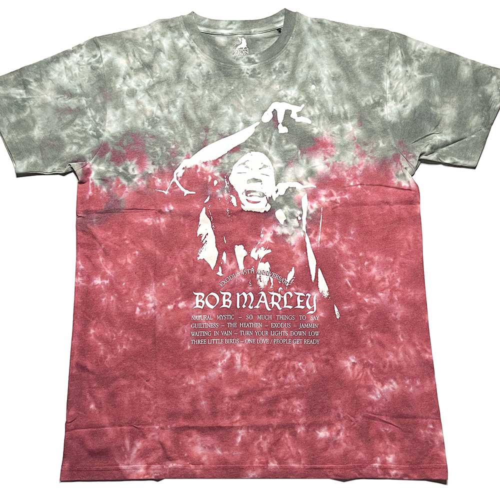 Tričko Bob Marley - Exodus Playlist, Unisex,Červená,XXL