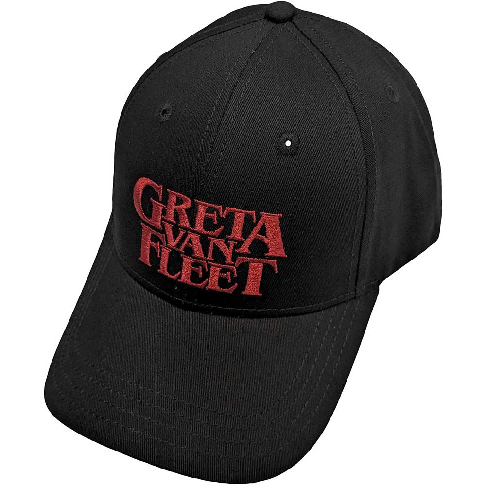 Šiltovka Greta Van Fleet - Red Logo, Unisex,Čierna,Univerzálna
