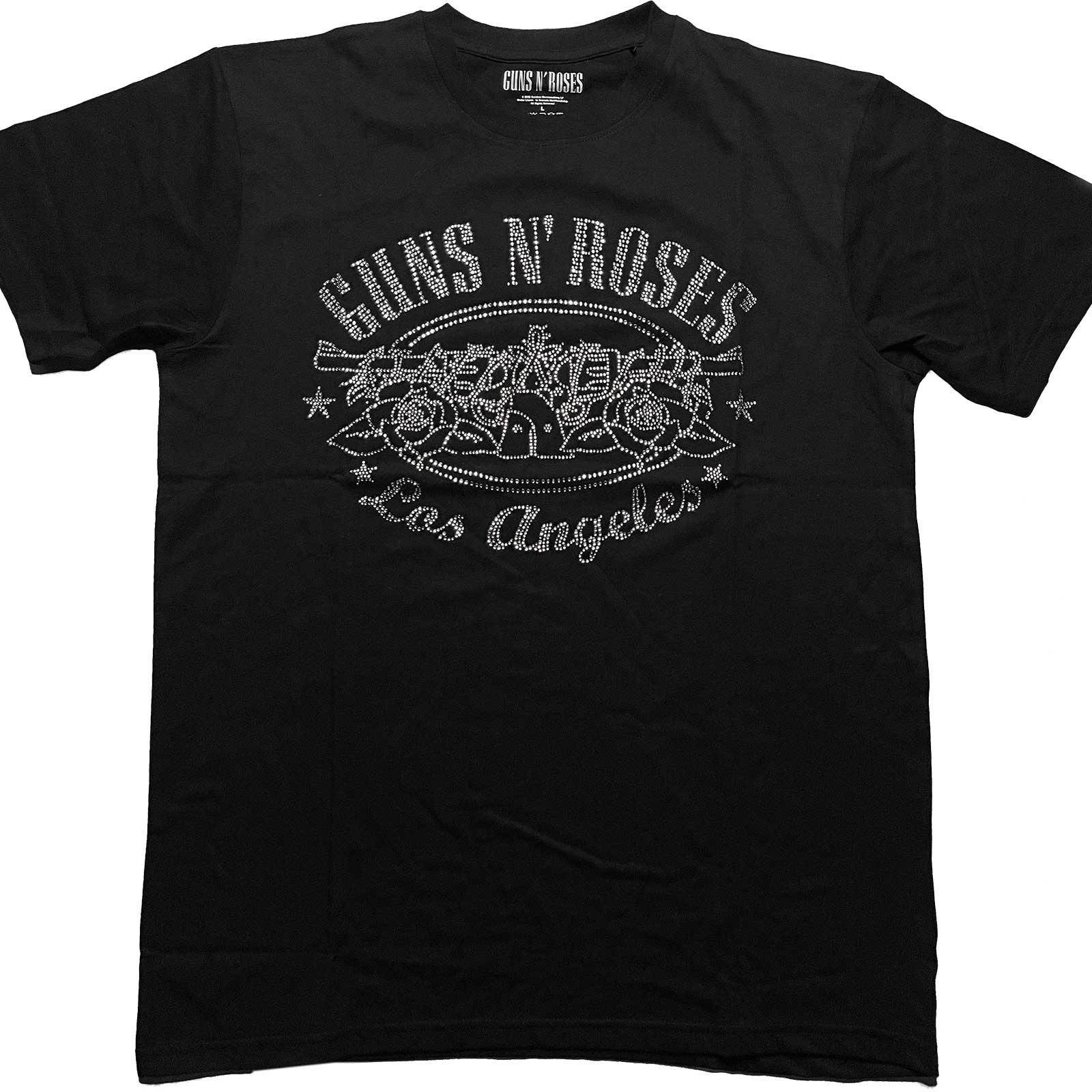Tričko Guns N’ Roses - LA Logo, Unisex,Čierna,XXL