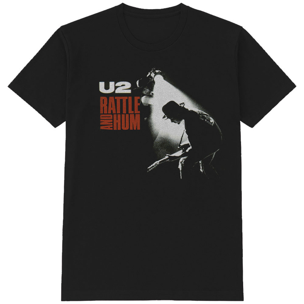 Tričko U2 - Rattle & Hum, Unisex,Čierna,XXL