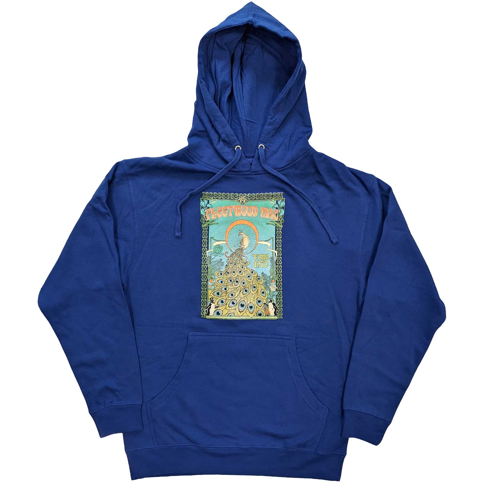 Mikina Fleetwood Mac - Peacock, Unisex,Modrá,XXL