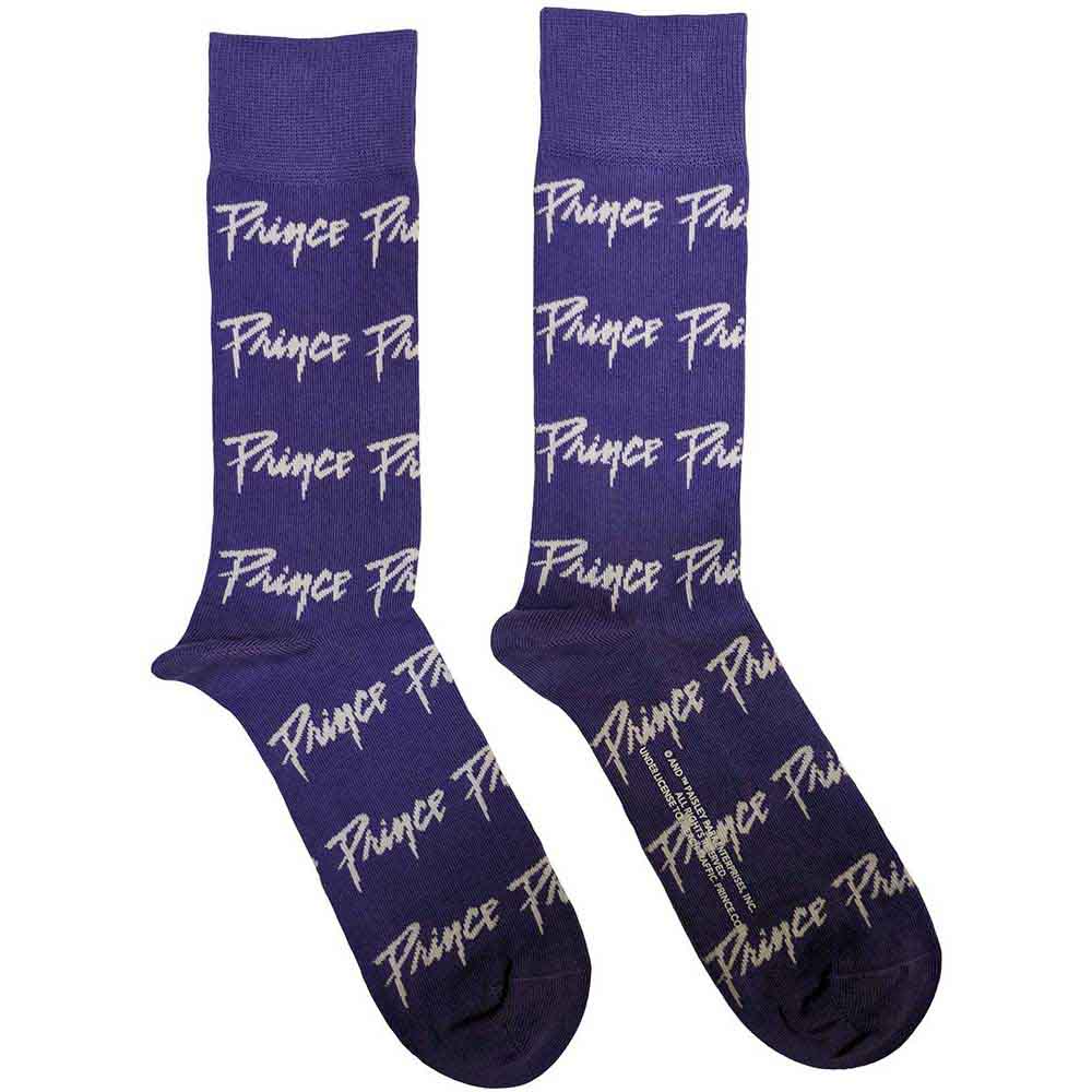 Ponožky Prince - Logo Repeat, Unisex,Fialová,Univerzálna