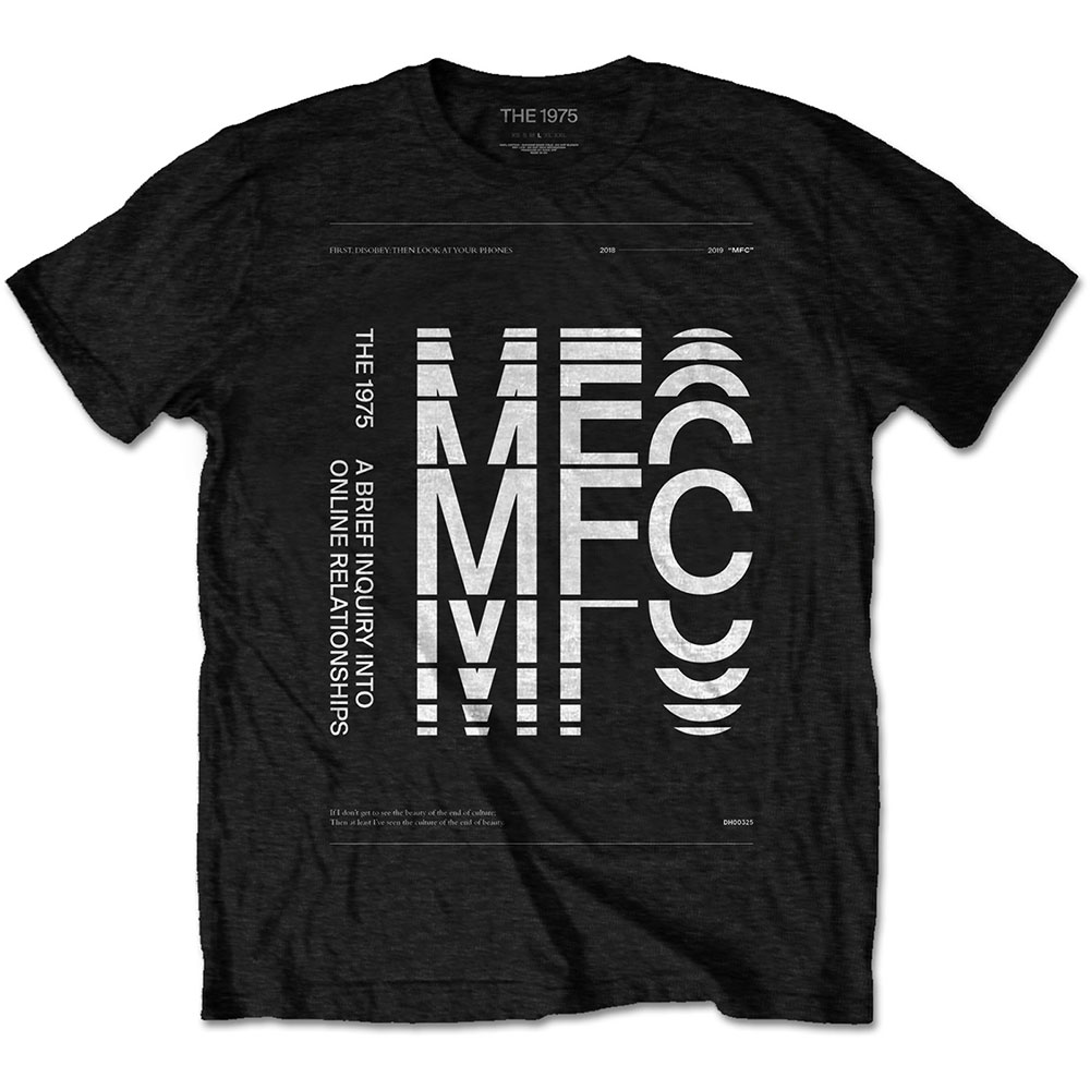Tričko The 1975 - ABIIOR MFC, Unisex,Čierna,L