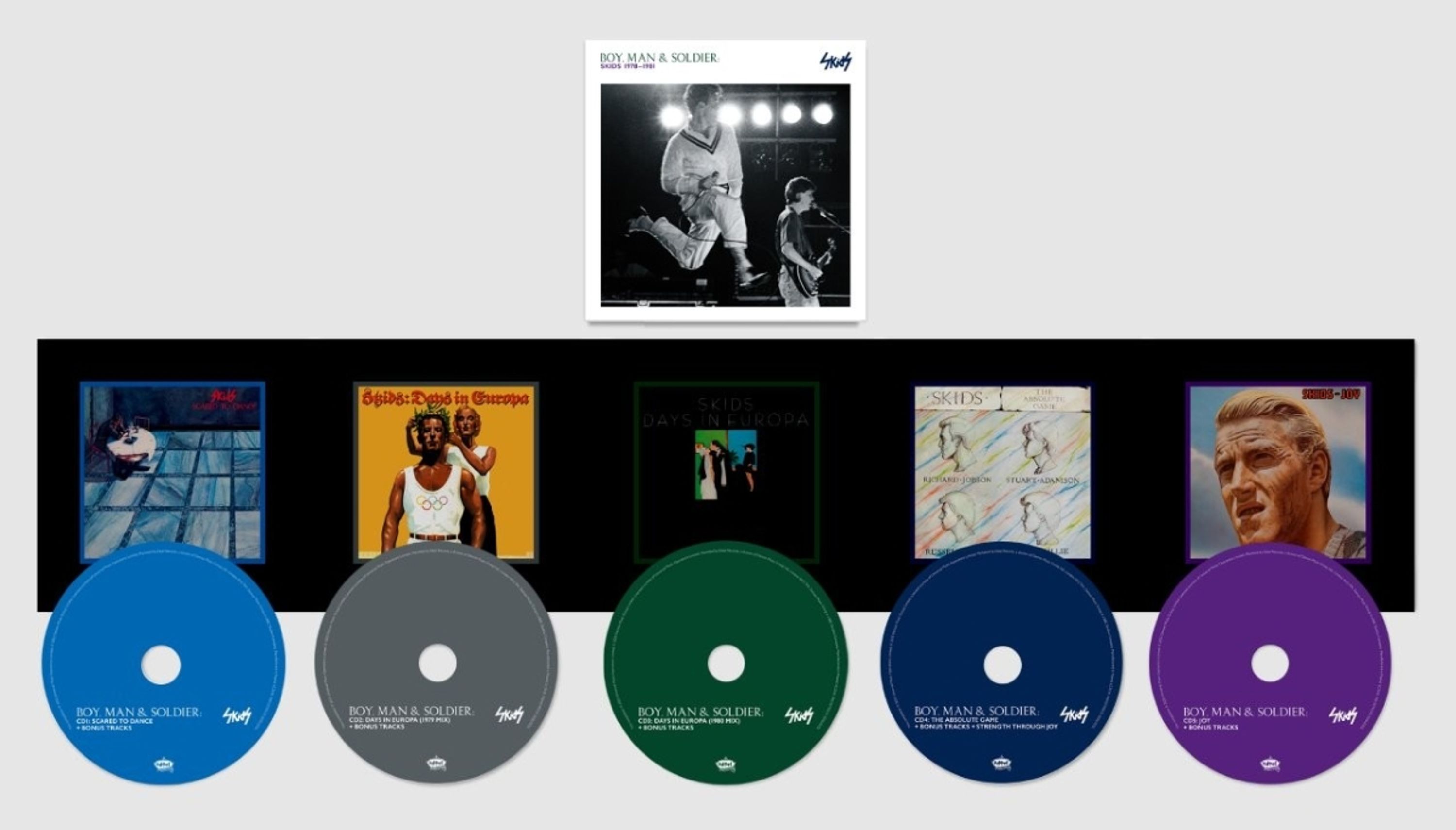 CD Skids - BOY, MAN & SOLDIER: SKIDS 1978 - 1981