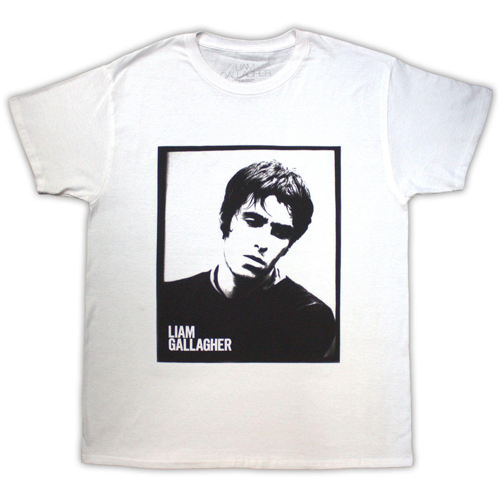 Tričko Liam Gallagher - Framed Photo, Unisex,Biela,XXL
