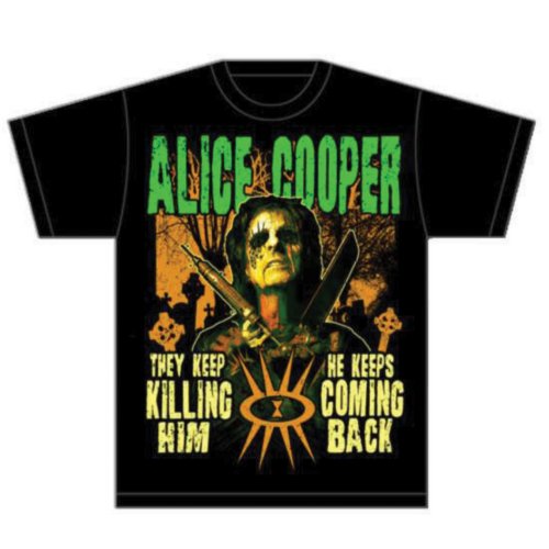 Tričko Alice Cooper - Graveyard, Unisex,Čierna,XL