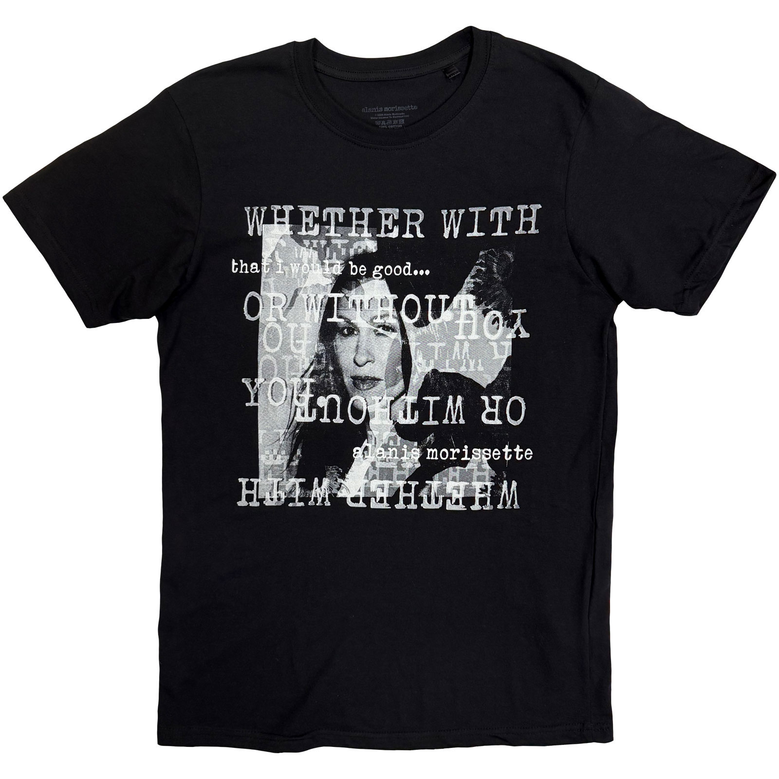 Tričko Alanis Morissette - Whether With, Unisex,Čierna,XXL