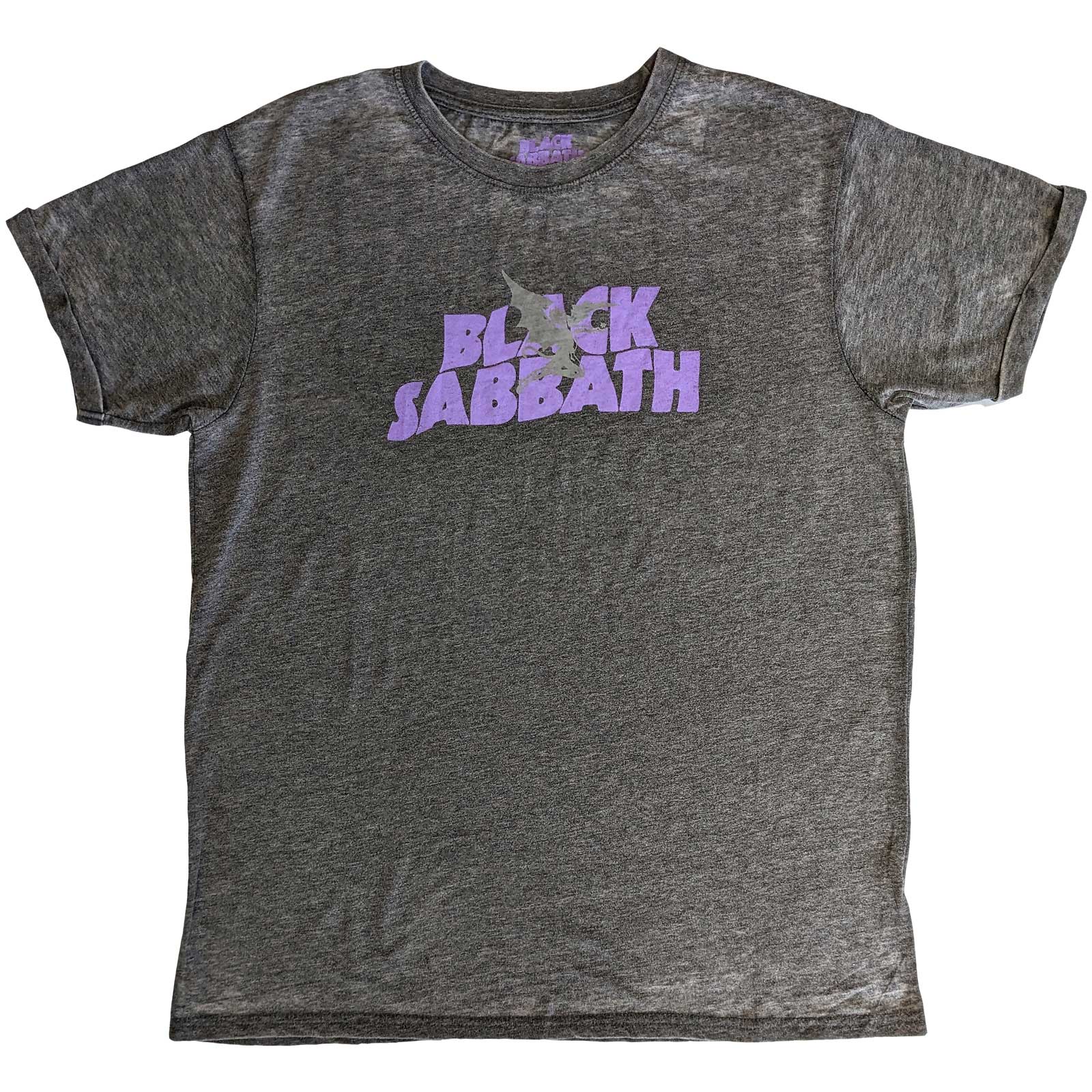 Tričko Black Sabbath - Logo & Daemon, Unisex,Šedá,XXL