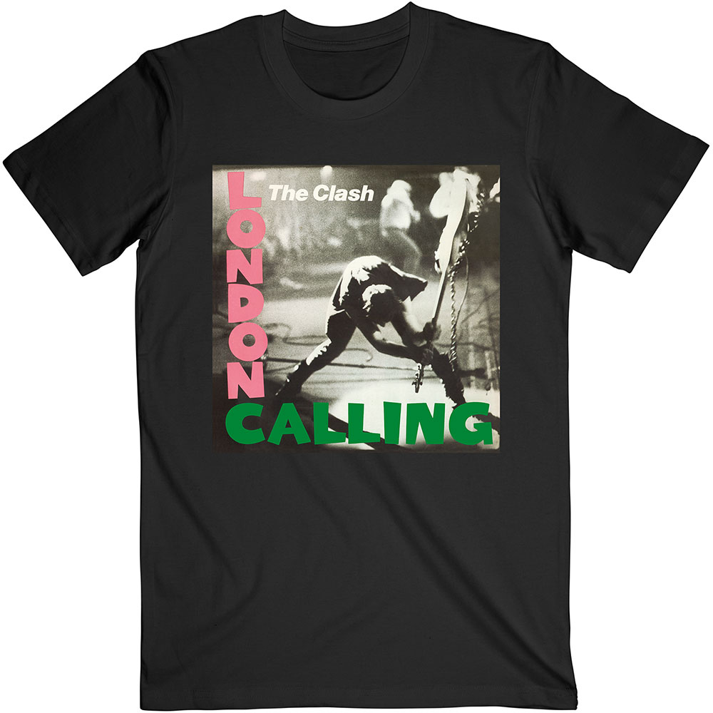 Tričko The Clash - London Calling, Unisex,Čierna,XXL