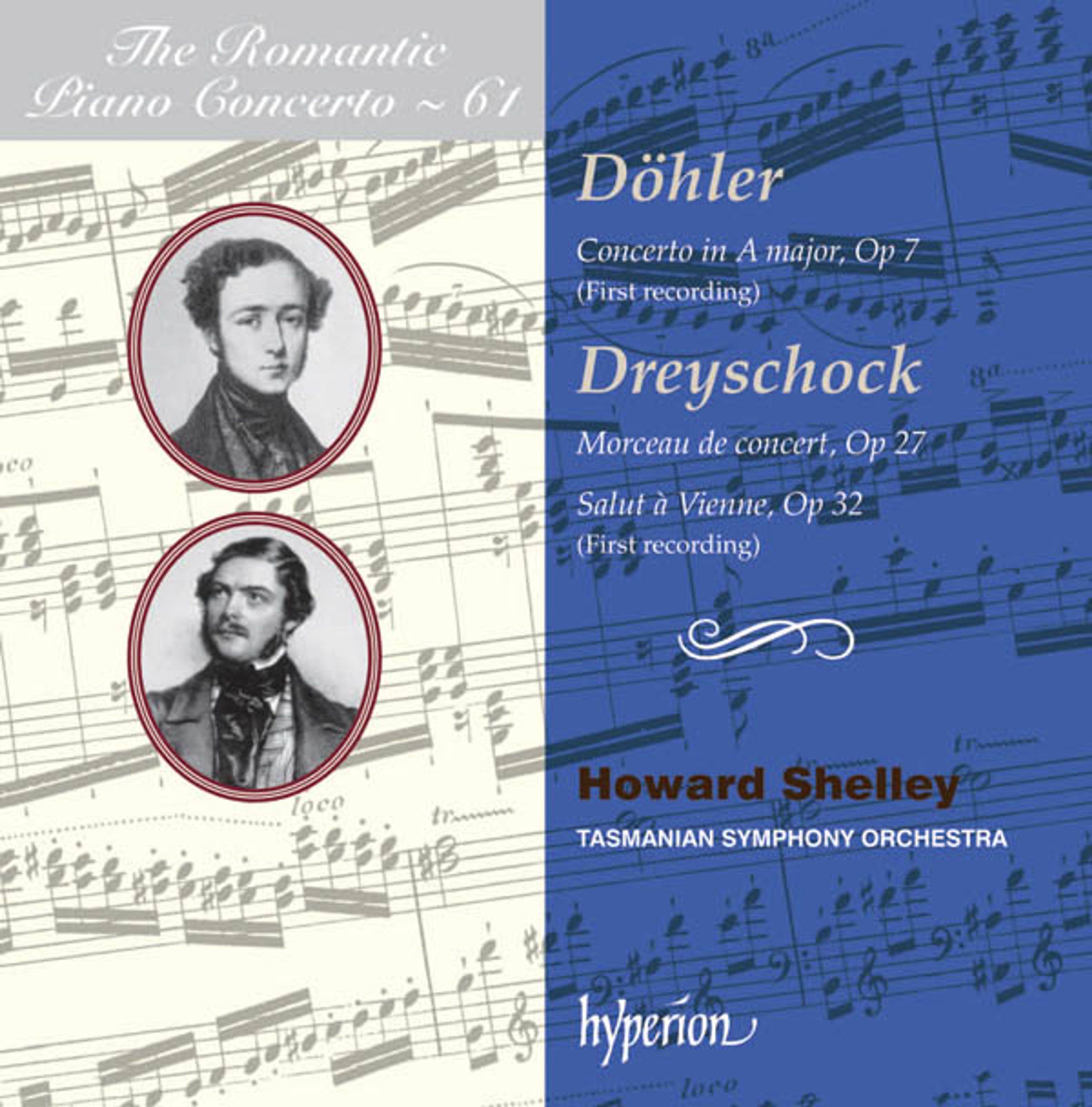 CD Howard Shelley - DOHLER & DREYSCHOCK: PIANO CONCERTOS