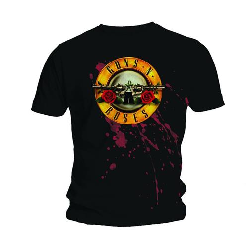 Tričko Guns N’ Roses - Bullet, Unisex,Čierna,XXL