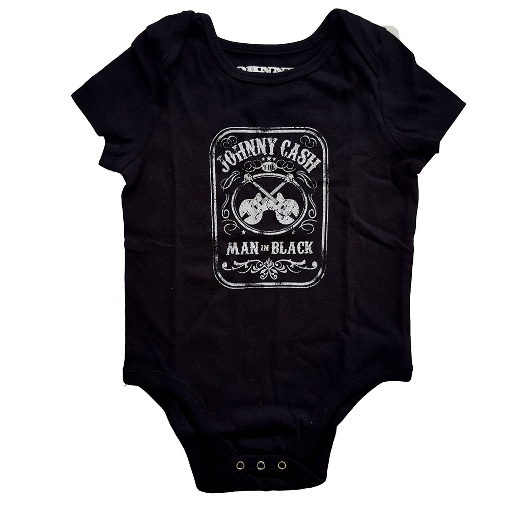 Body Johnny Cash - Man In Black, Dieťa,Čierna,18 - 24 mes.