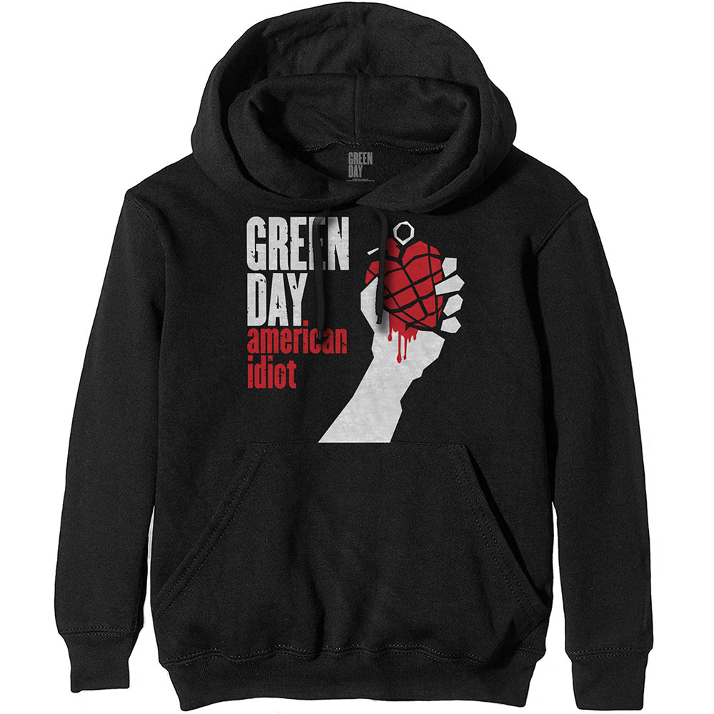 Mikina Green Day - American Idiot, Unisex,Čierna,XXL
