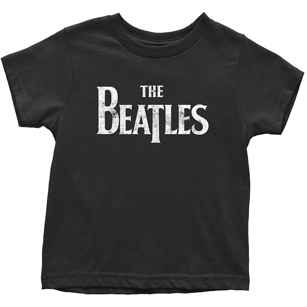 Tričko The Beatles - Drop T Logo, Dieťa,Čierna,4 roky