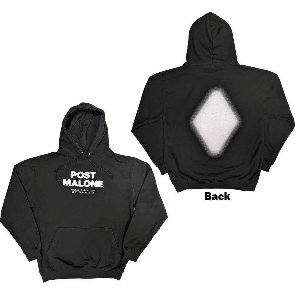 Mikina Post Malone - Carat, Unisex,Čierna,XXL